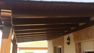 Pérgola de madera