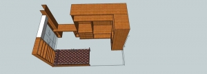 Diseño en 3D de habitación