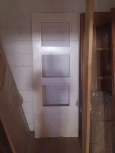puerta de interior con recuadros interiores