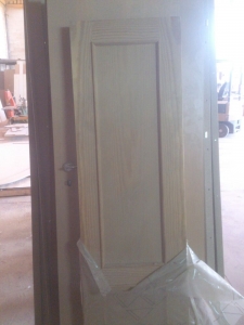 Puerta de interior con recuadros interiores