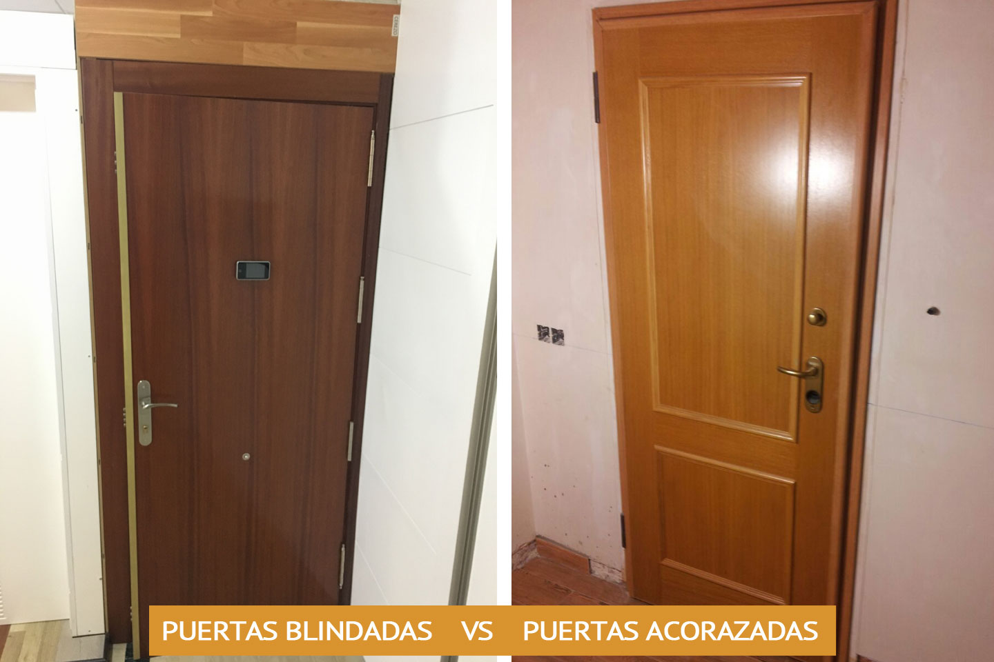 comparativa de características de puertas blindadas contra puertas acorazadas